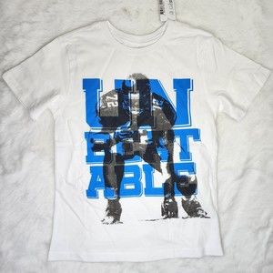 The Children's Place White "Unbeatable" Football Graphic Tee Size …